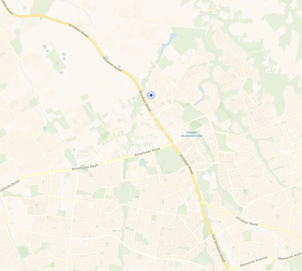 Map of the Rouse Hill service area and the surrounding Hills District, showing Rouse Hill and the nearby streets we cover.