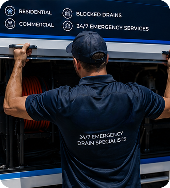 Licensed blocked drain plumber servicing a Rouse Hill home